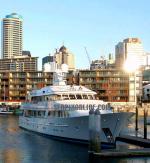 ID 2209 ULYSSES - at the time of this picture, owned by New Zealand businessman Graeme Hart, seen berthed at Auckland's Viaduct Basin.